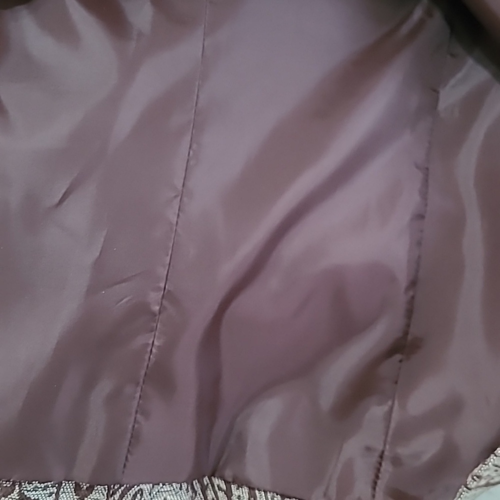 Sag Harbor brown paisley print jacket size 14 - Picture 6 of 6